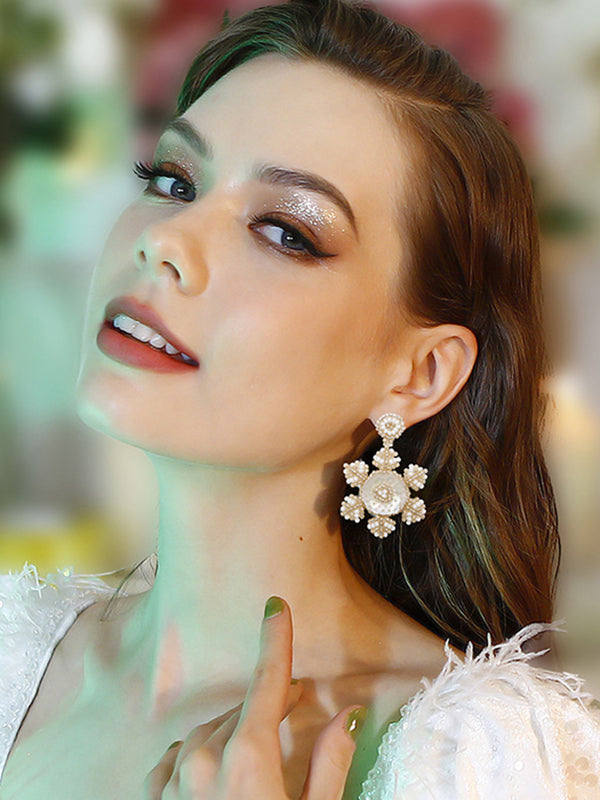 Christmas Snowflake Earrings Accessories
