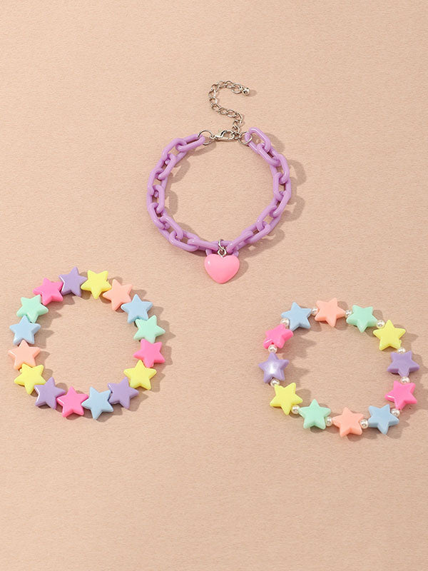 Heart Shape Star Shape Bracelet Accessories