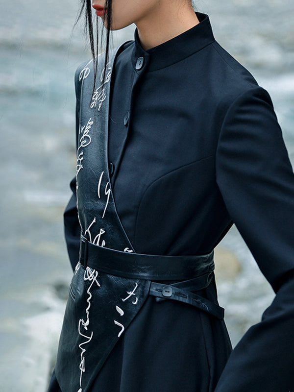 Asymmetric Irregular Clipping Sleeveless Vest Top