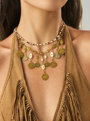 Chains Geometric Shiny Irregularity Necklaces Accessories
