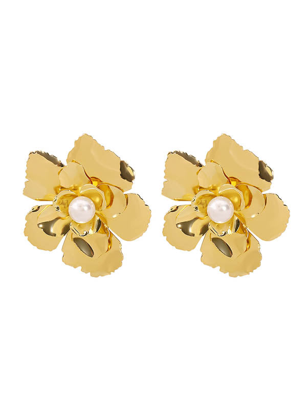 Flower Shape Necklaces Accessories Drop Earrings
