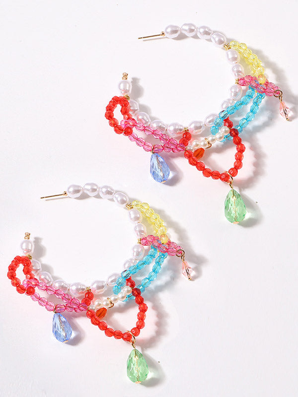 Geometric Drop Earrings