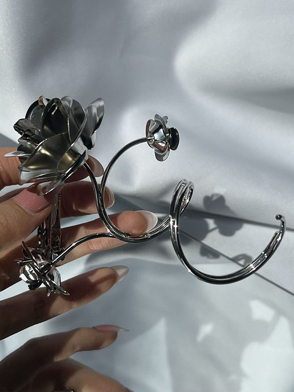 Original Stylish Rose Shape Statement Hair Clip