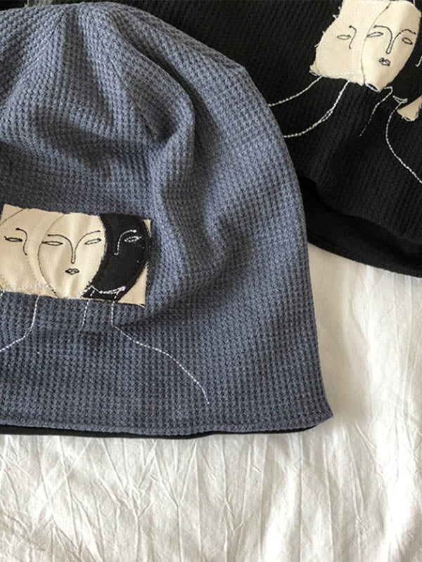 Original Casual Cool Applique Knitting Hat
