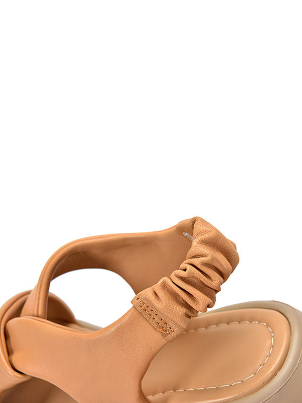 Open Toe Sandals Platform Shoes