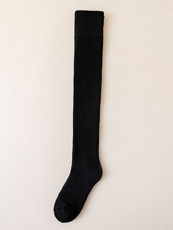 Casual Skinny Leg Skinny Solid Color Stockings Accessories