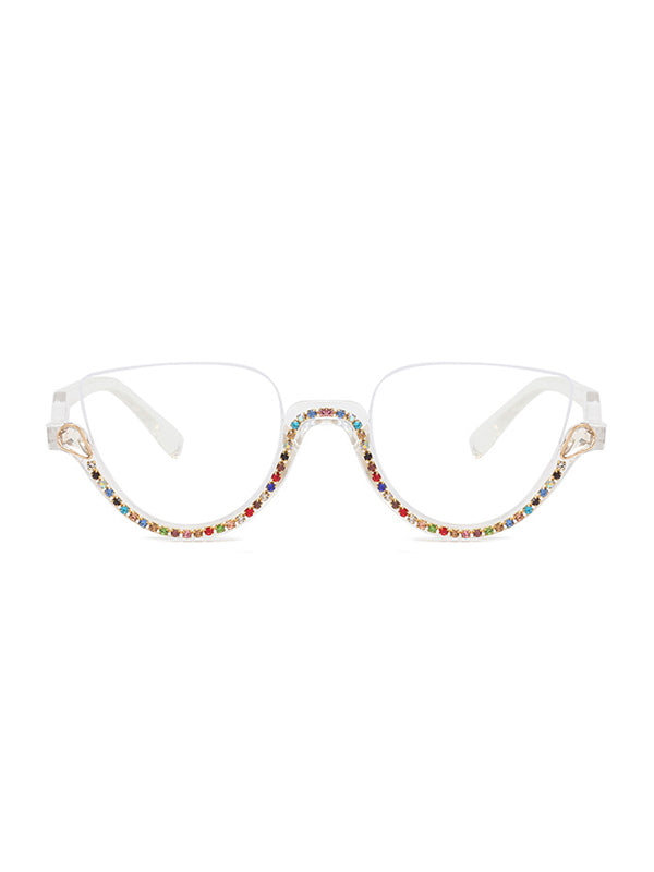 Geometric Sun-Protection Sunglasses Accessories