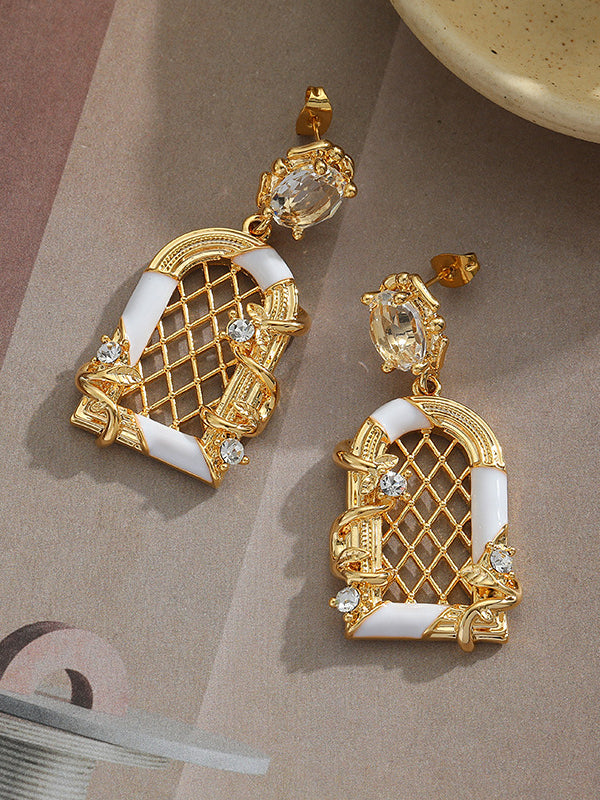 Original Stylish Geometric Hollow Earrings