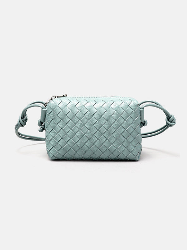 Woven Zipper Crossbody Bags Bags