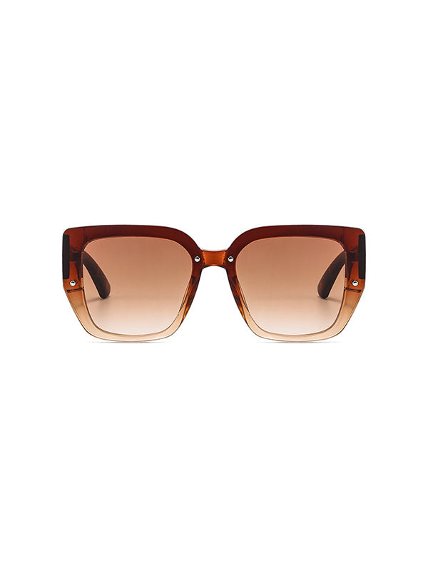 Geometric Sun-Protection Sunglasses Accessories