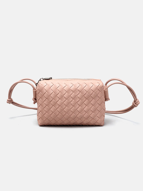 Woven Zipper Crossbody Bags Bags