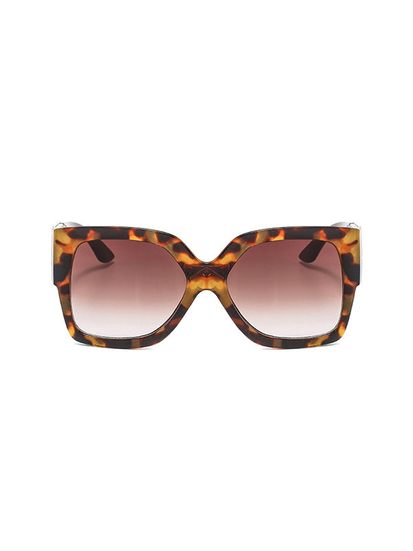 Geometric Hollow Sun-Protection Sunglasses Accessories