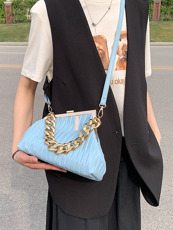 Stylish Chains PU Bags Accessories