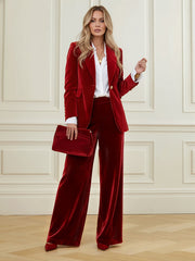 Loose Wide Leg Solid Color Pants