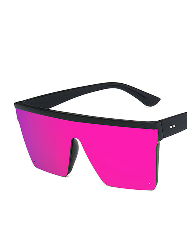 Geometric Sun-Protection Sunglasses Accessories
