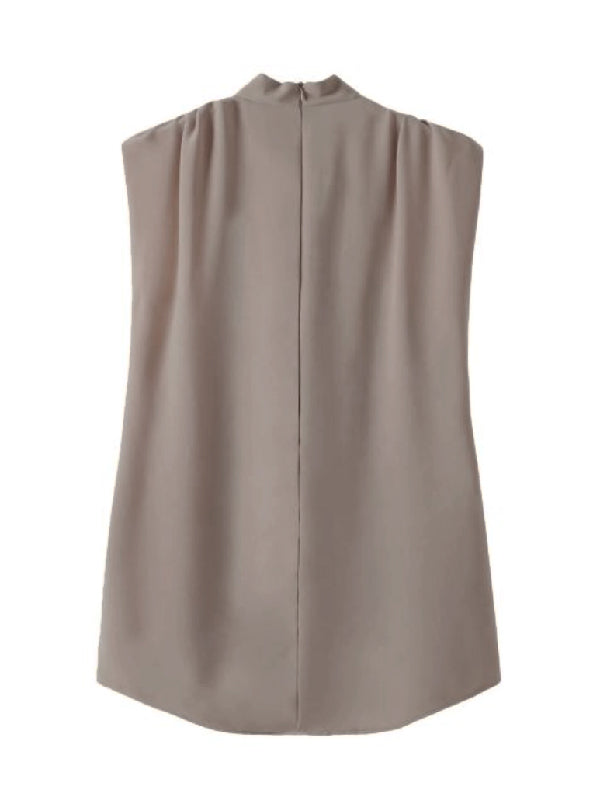 Original Simple Casual Chic Solid Color Vest Top