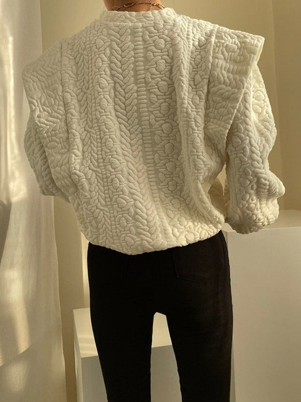 Urban Loose Split-Joint False Two Sweatshirt