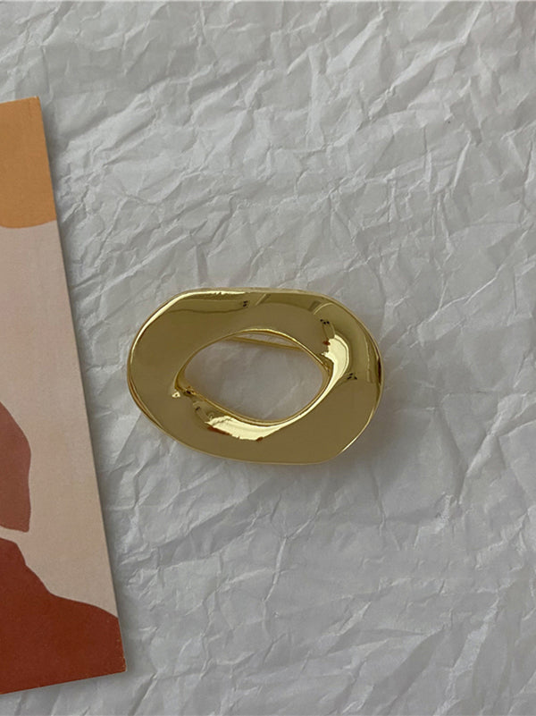 Original Simple Chic Geometric Solid Color Brooch