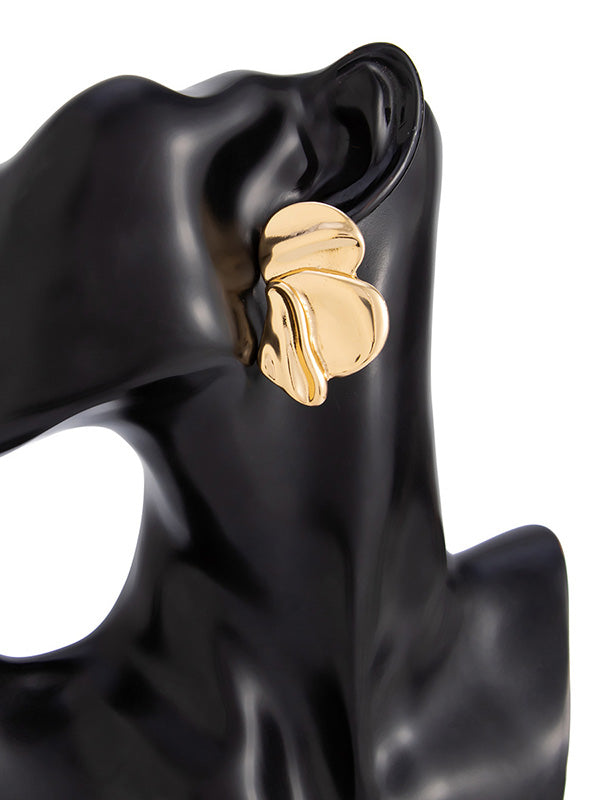 Flower Shape Irregularity Earrings Accessories