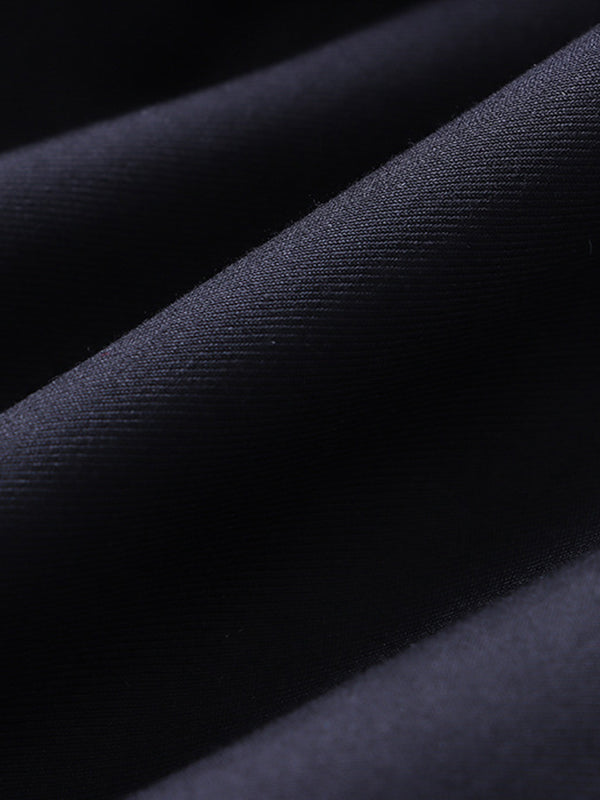 Pleated Solid Color Split-Joint A-Line High Waisted Skirts Bottoms