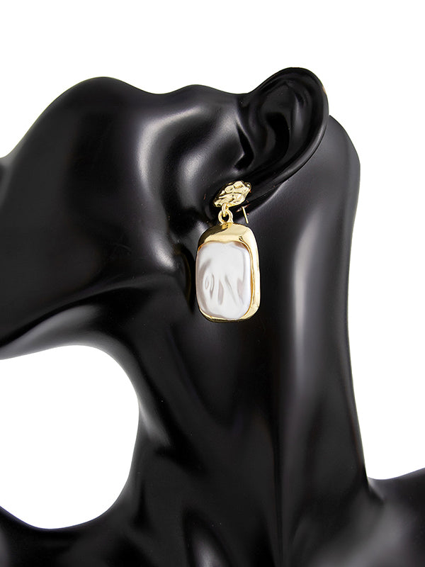 Geometric Shiny Irregularity Earrings Accessories