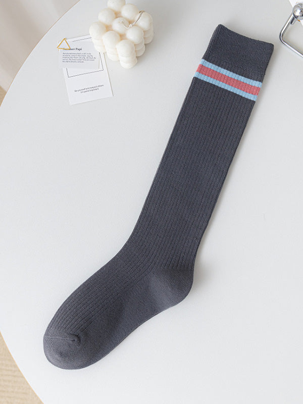 College Style Striped Stockings Accessories