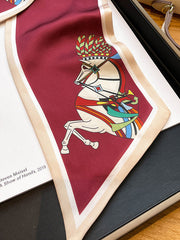 Urban Silk Imitation Horse Prints Scarf