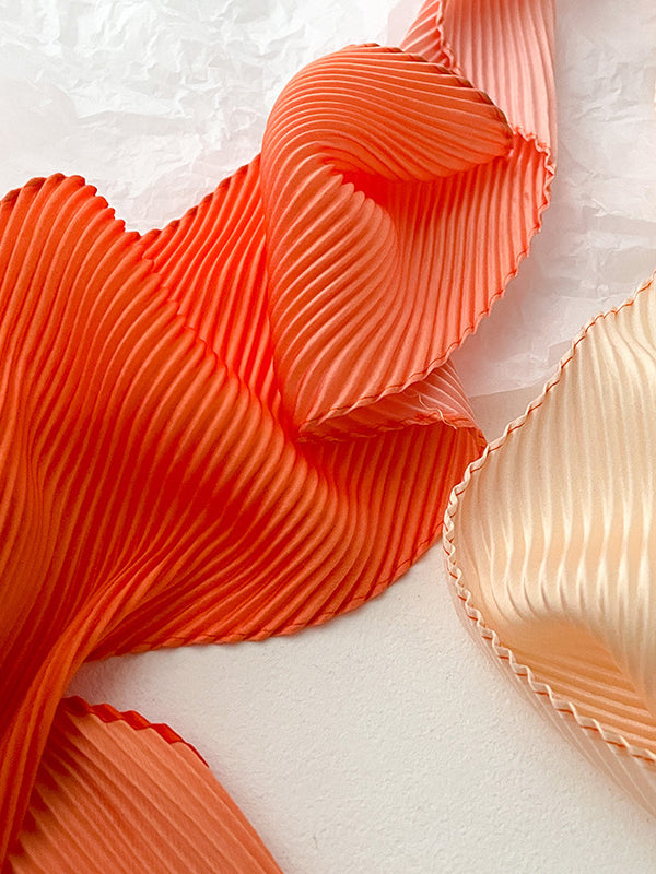 Gradient Pleated Sun protection Shawl&Scarf