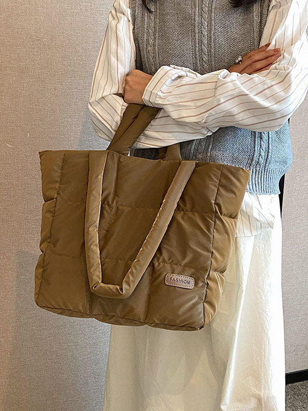 Split-Joint Padded Tote Bags Handbags Bags