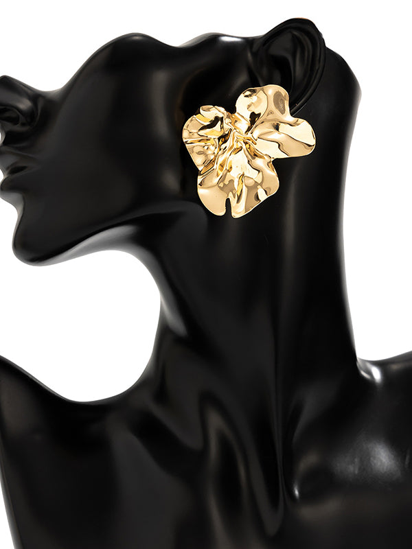 Flower Shape Normcore Earrings Accessories