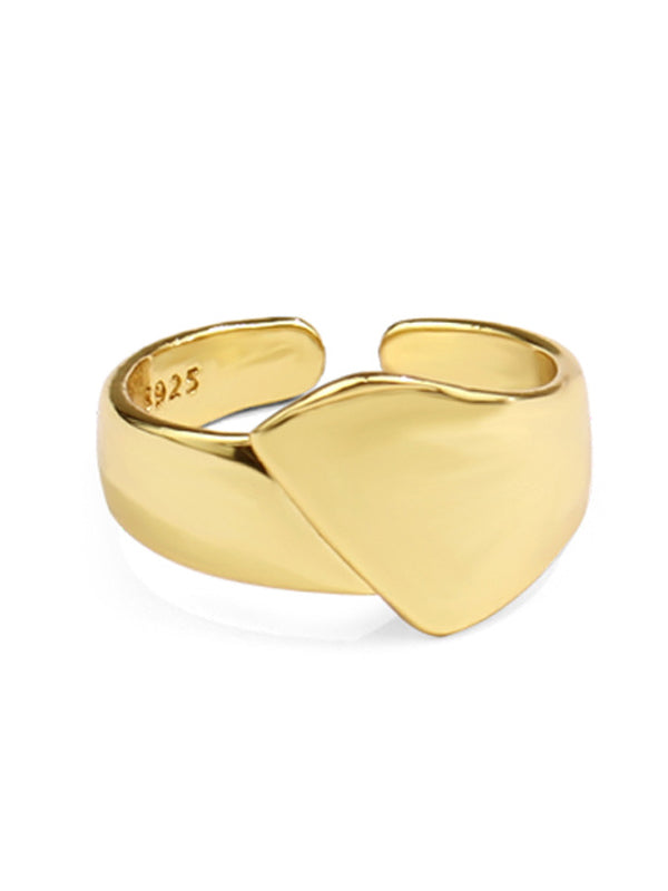 Geometric Irregularity Rings Accessories