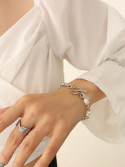 Leisure Simple Geometric Pearl Alloy Bracelet Accessories