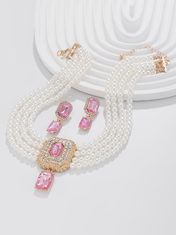 Geometric Necklaces Accessories Drop Earrings