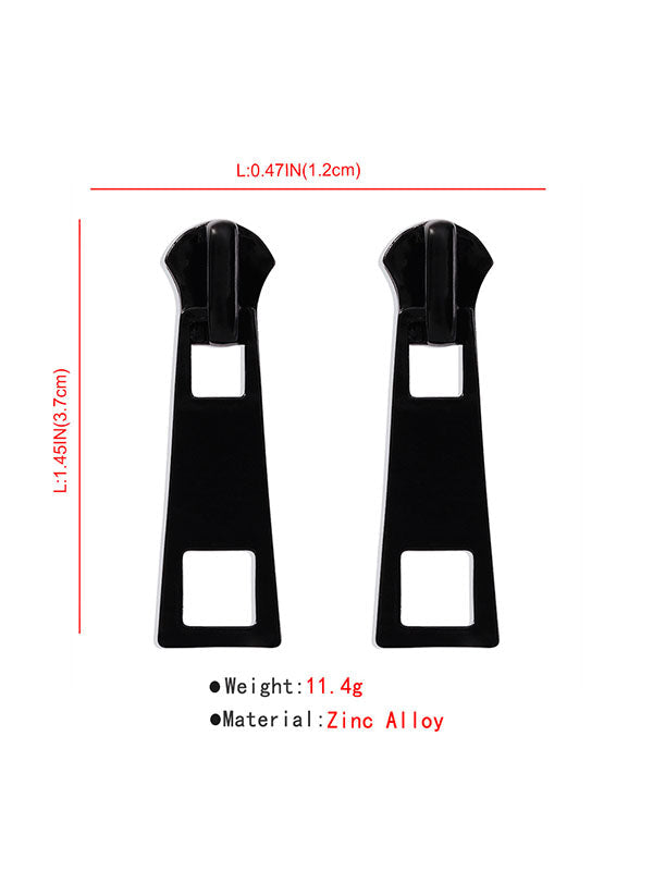 Casual Solid Color Earrings Accessories