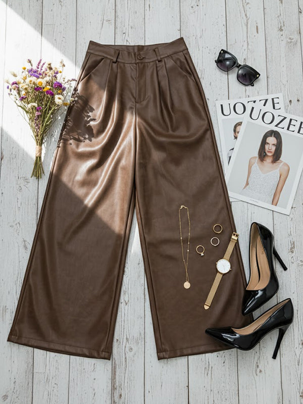 High Waisted Wide Leg Pants