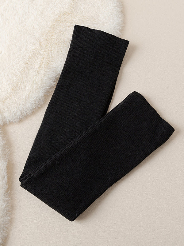 Casual Keep Warm Solid Color Leg Warmers Accessories
