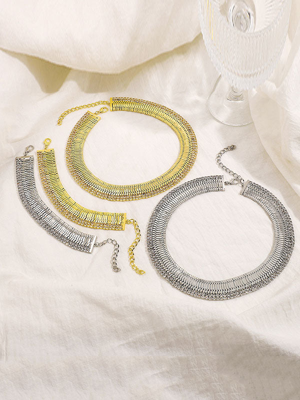 Geometric Rhine Stones Bracelet Accessories