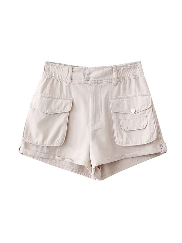 Pockets Loose Shorts Bottoms
