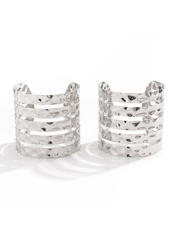 Geometric Hollow Solid Color Bracelet Accessories
