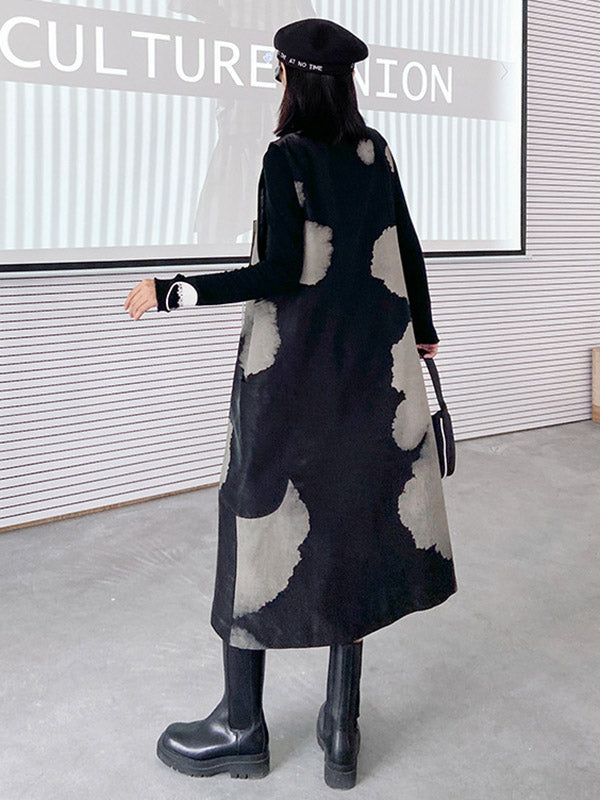 Original Print Round-Neck Jumper Dress