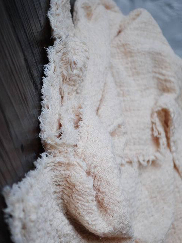 Retro Casual Crumpled Oversize Scarf