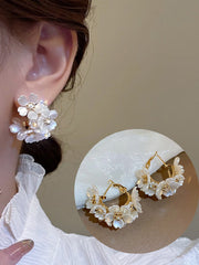 Flower Shape Normcore Earrings Accessories
