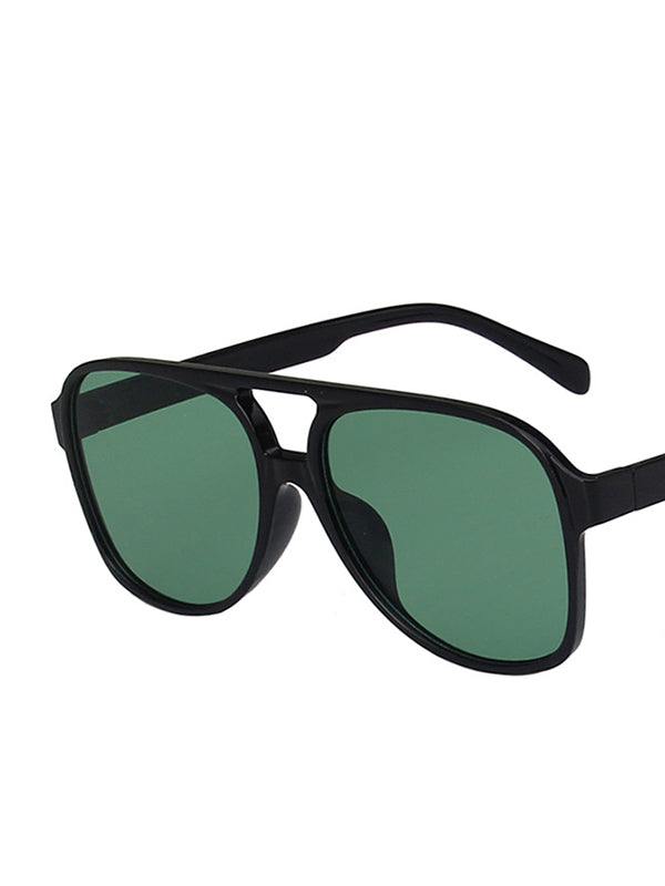 Geometric Sun-protection Sunglasses Accessories