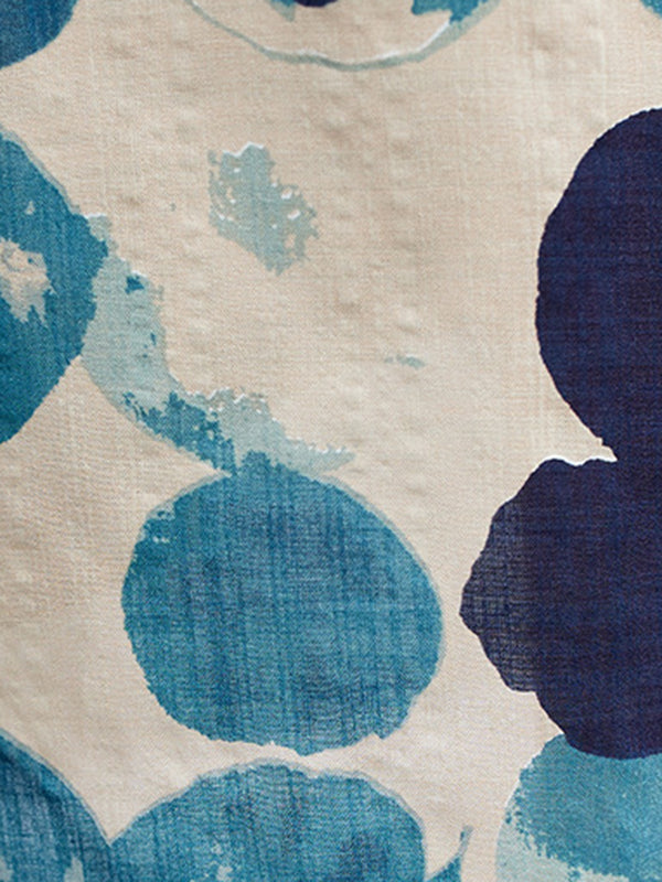 Polka-Dot Loose Sleeveless Round-Neck Maxi Dresses