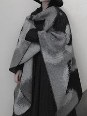 Keep Warm Tie-dyed Velvet Shawl&Scarf