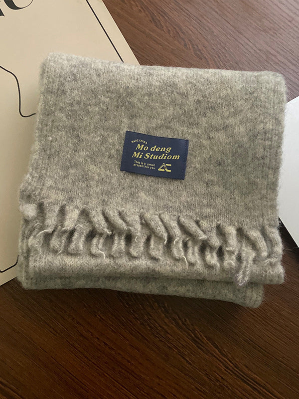 Keep Warm Tasseled Scarf