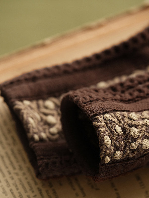 Vintage Jacquard Cotton Socks Accessories