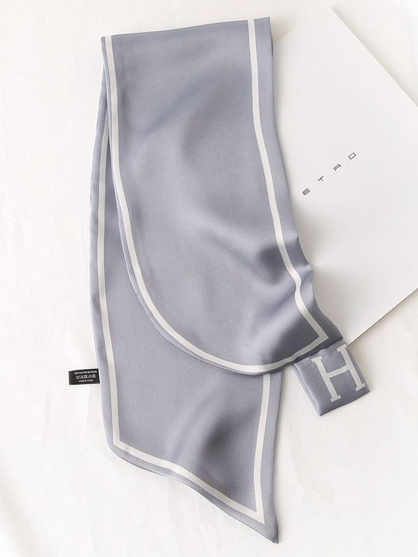 Urban Simple Sun-protection Letter Print Scarf