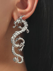 Animal Shape Solid Color Drop Earrings
