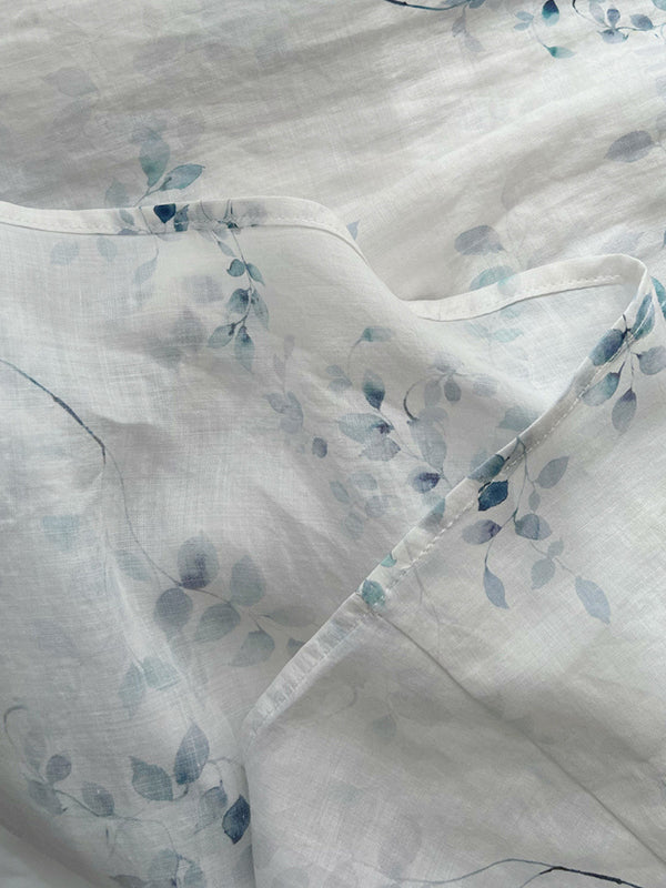 Drawstring Elasticity Floral Printed Loose Skirts